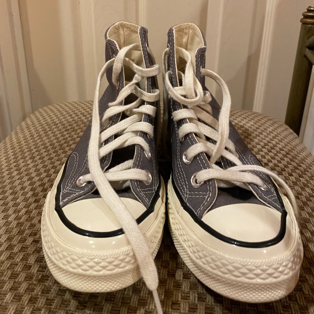 Converse 70’ high too sneakers grey size 3 1/2